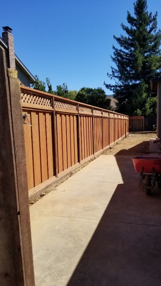 Wooden fence project by Santos Hernandez 84